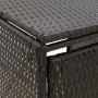 Shed for 4 PE rattan garbage containers 274x80x117 cm by vidaXL, Waste container supports - Ref: Foro24-319863, Price: 306,14...