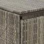 Shed for 3 gray PE rattan garbage containers 207x80x117 cm by vidaXL, Waste container supports - Ref: Foro24-319866, Price: 2...