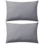 Outdoor cushions 2 units 60x40 cm gray by vidaXL, Cushions - Ref: Foro24-132304, Price: 34,61 €, Discount: %