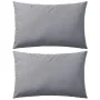 Outdoor-Kissen 2 Einheiten 60x40 cm grau von vidaXL, Kissen - Ref: Foro24-132304, Preis: 36,92 €, Rabatt: %