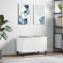 Sperrholz-Disc-Schrank glänzend weiß 74,5x38x48 cm von vidaXL, CD- und DVD-Speicher - Ref: Foro24-831734, Preis: 46,38 €, Rab...