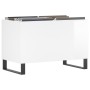 Sperrholz-Disc-Schrank glänzend weiß 74,5x38x48 cm von vidaXL, CD- und DVD-Speicher - Ref: Foro24-831734, Preis: 46,38 €, Rab...