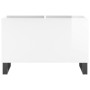 Sperrholz-Disc-Schrank glänzend weiß 74,5x38x48 cm von vidaXL, CD- und DVD-Speicher - Ref: Foro24-831734, Preis: 46,38 €, Rab...