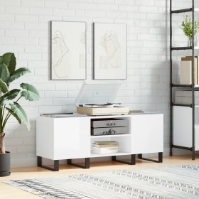 Furniture made of white glossy plywood discs 121x38x48 cm by vidaXL, CD and DVD storage - Ref: Foro24-831686, Price: 83,87 €,...
