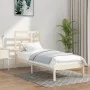 Estructura de cama madera maciza de pino 90x200 cm de vidaXL, Camas y somieres - Ref: Foro24-3105780, Precio: 84,40 €, Descue...