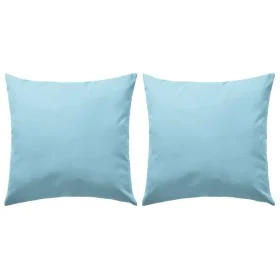 Outdoor cushions 2 units 45x45 cm light blue by vidaXL, Cushions - Ref: Foro24-132298, Price: 30,40 €, Discount: %