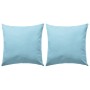 Outdoor-Kissen 2 Stück 45x45 cm hellblau von vidaXL, Kissen - Ref: Foro24-132298, Preis: 33,99 €, Rabatt: %