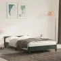 Dark green velvet bed frame with headboard 120x200 cm by vidaXL, Beds and slatted bases - Ref: Foro24-347564, Price: 114,32 €...