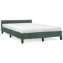 Dark green velvet bed frame with headboard 120x200 cm by vidaXL, Beds and slatted bases - Ref: Foro24-347564, Price: 114,32 €...