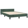 Dark green velvet bed frame with headboard 120x200 cm by vidaXL, Beds and slatted bases - Ref: Foro24-347564, Price: 114,32 €...