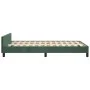 Dark green velvet bed frame with headboard 120x200 cm by vidaXL, Beds and slatted bases - Ref: Foro24-347564, Price: 114,32 €...