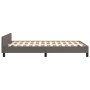 Estructura de cama con cabecero cuero sintético gris 120x200cm de vidaXL, Camas y somieres - Ref: Foro24-347493, Precio: 159,...