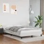 Estructura de cama cabecero cuero sintético blanco 120x200 cm de vidaXL, Camas y somieres - Ref: Foro24-347490, Precio: 104,5...