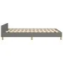 Bed frame with headboard in dark gray fabric 120x200 cm by vidaXL, Beds and slatted bases - Ref: Foro24-347400, Price: 106,00...