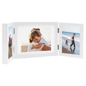 Marco de foto collage triple blanco 22x15cm+2x(10x15cm)