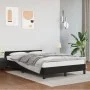 Bettgestell mit Kopfteil aus schwarzem Kunstleder 120x200cm von vidaXL, Betten und Lattenroste - Ref: Foro24-347489, Preis: 1...