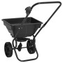 Carrito de mano esparcidor de sal PVC y acero 92x46x70 cm 15 L