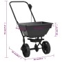 Carrito de mano esparcidor de sal PVC y acero 92x46x70 cm 15 L de vidaXL, Esparcidores - Ref: Foro24-142965, Precio: 67,31 €,...