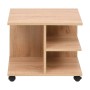 Shelf with wheel 50x35x42 cm oak color by vidaXL, Bookcases and shelves - Ref: Foro24-245723, Price: 53,97 €, Discount: %