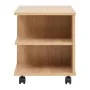 Shelf with wheel 50x35x42 cm oak color by vidaXL, Bookcases and shelves - Ref: Foro24-245723, Price: 52,91 €, Discount: %