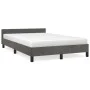 Estructura cama con cabecero terciopelo gris oscuro 120x200 cm de vidaXL, Camas y somieres - Ref: Foro24-347562, Precio: 128,...