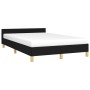 Bed frame with black fabric headboard 120x200 cm by vidaXL, Beds and slatted bases - Ref: Foro24-347401, Price: 132,92 €, Dis...