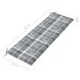 3-Sitzer-Gartenbank aus massivem Eukalyptusholz und Kissen 150 cm von vidaXL, Gartenbänke - Ref: Foro24-3061010, Preis: 196,4...