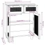 Aparador marrón madera pino maciza y ratán natural 60x30x75 cm de vidaXL, Aparadores - Ref: Foro24-345638, Precio: 141,38 €, ...