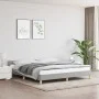 Bed frame with headboard light gray fabric 160x200 cm by vidaXL, Beds and slatted bases - Ref: Foro24-347423, Price: 115,63 €...