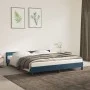 Dunkelblauer Samtbettrahmen mit Kopfteil 160x200 cm von vidaXL, Betten und Lattenroste - Ref: Foro24-347583, Preis: 129,91 €,...