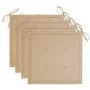 Sillas de jardín con cojines 4 unidades madera maciza de acacia de vidaXL, Sillas de jardín - Ref: Foro24-3061174, Precio: 31...