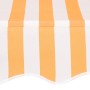 Manuell einziehbare Markise 200 cm orange-weiß gestreift von vidaXL, Markisen - Ref: Foro24-43232, Preis: 88,79 €, Rabatt: %
