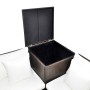 4-teiliges Gartenmöbel-Set und braune synthetische Rattankissen von vidaXL, Gartensets - Ref: Foro24-42892, Preis: 468,92 €, ...