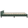 Dark green velvet bed frame with headboard 140x190 cm by vidaXL, Beds and slatted bases - Ref: Foro24-347570, Price: 115,07 €...