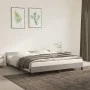 Bed frame with light gray velvet headboard 160x200cm by vidaXL, Beds and slatted bases - Ref: Foro24-347579, Price: 121,68 €,...