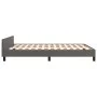 Bed frame with headboard gray synthetic leather 140x190 cm by vidaXL, Beds and slatted bases - Ref: Foro24-347499, Price: 115...