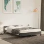 Dark gray velvet bed frame with headboard 140x190 cm by vidaXL, Beds and slatted bases - Ref: Foro24-347568, Price: 115,87 €,...