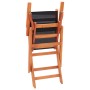 Sillas plegables jardín 2 uds madera eucalipto textilene negro de vidaXL, Sillas de jardín - Ref: Foro24-48692, Precio: 156,21 €
