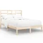 Bettgestell aus massivem Kiefernholz, 120 x 200 cm von vidaXL, Betten und Lattenroste - Ref: Foro24-3105790, Preis: 109,77 €,...