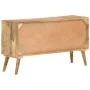 Solid mango wood sideboard 110x30x60 cm by vidaXL, Sideboards - Ref: Foro24-246145, Price: 278,93 €, Discount: %