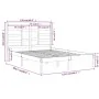Bettgestell aus massivem Kiefernholz, 120 x 200 cm von vidaXL, Betten und Lattenroste - Ref: Foro24-3105790, Preis: 109,77 €,...