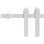 Beschlagsatz für Schiebetüren aus weißem Stahl, 183 cm von vidaXL, Türrahmen - Ref: Foro24-151707, Preis: 63,75 €, Rabatt: %