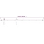 Beschlagsatz für Schiebetüren aus weißem Stahl, 183 cm von vidaXL, Türrahmen - Ref: Foro24-151707, Preis: 63,69 €, Rabatt: %