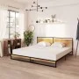 Metal bed frame 200x200 cm by vidaXL, Beds and slatted bases - Ref: Foro24-324868, Price: 165,15 €, Discount: %