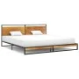 Metal bed frame 200x200 cm by vidaXL, Beds and slatted bases - Ref: Foro24-324868, Price: 165,15 €, Discount: %