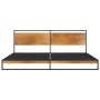 Estructura de cama de metal 200x200 cm de vidaXL, Camas y somieres - Ref: Foro24-324868, Precio: 159,27 €, Descuento: %