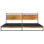 Metal bed frame 200x200 cm by vidaXL, Beds and slatted bases - Ref: Foro24-324868, Price: 165,15 €, Discount: %