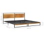Estructura de cama de metal 200x200 cm de vidaXL, Camas y somieres - Ref: Foro24-324868, Precio: 159,27 €, Descuento: %