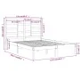 Estructura de cama madera maciza de pino blanca 120x200 cm de vidaXL, Camas y somieres - Ref: Foro24-3105791, Precio: 117,45 ...