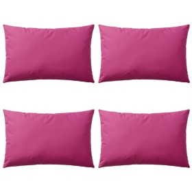 Outdoor-Kissen 60x40 cm rosa 4 Einheiten von vidaXL, Kissen - Ref: Foro24-132297, Preis: 78,59 €, Rabatt: %